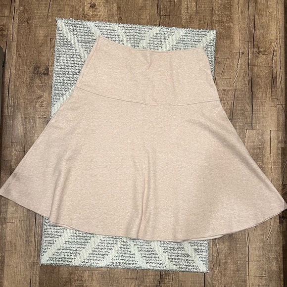 OGL Flare Midi  Oatmeal Color Skirt - Picture 4 of 13
